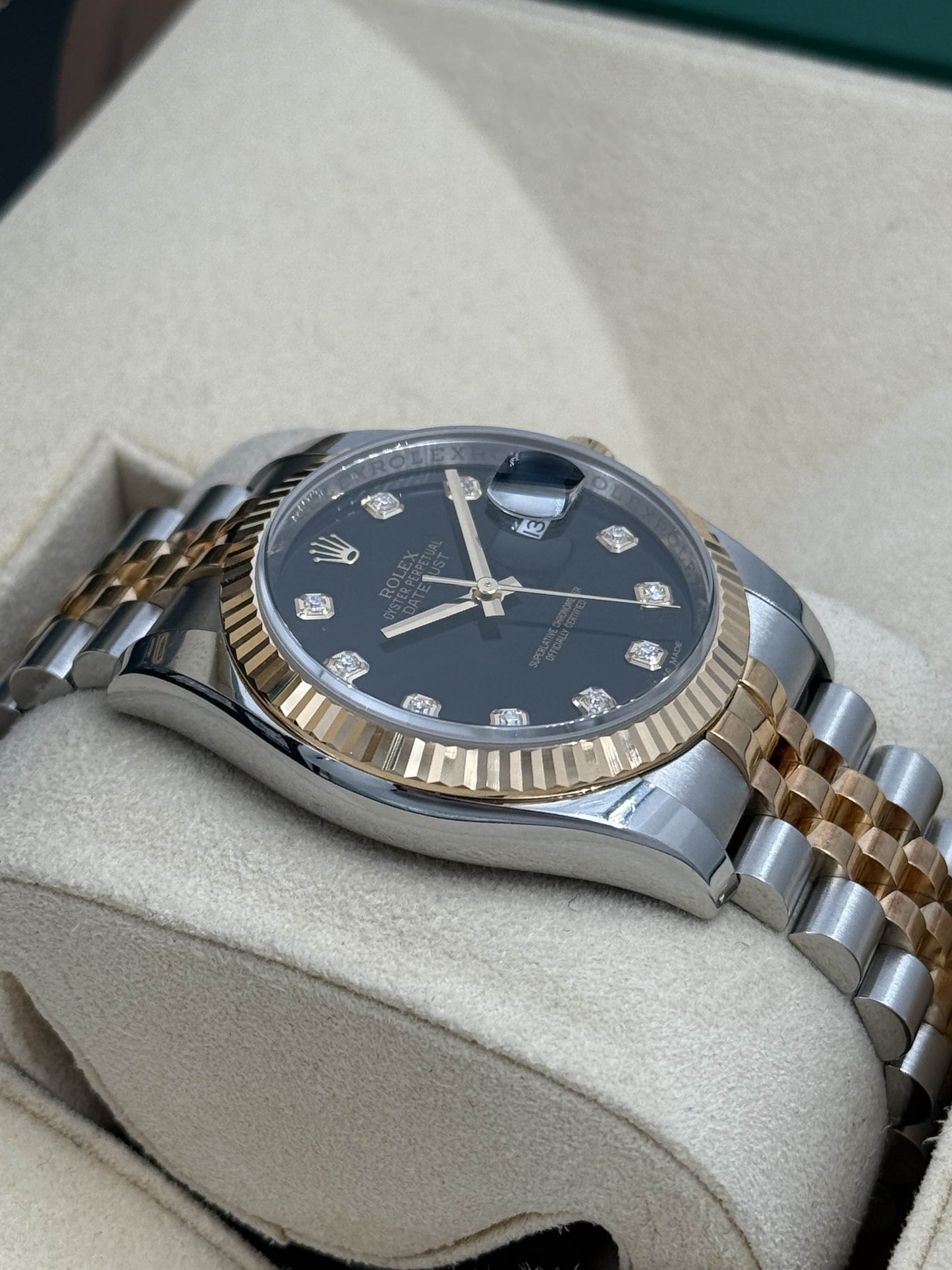 ROLEX 勞力士 DATEJUST 116233 2012年 黑色面鑽石字