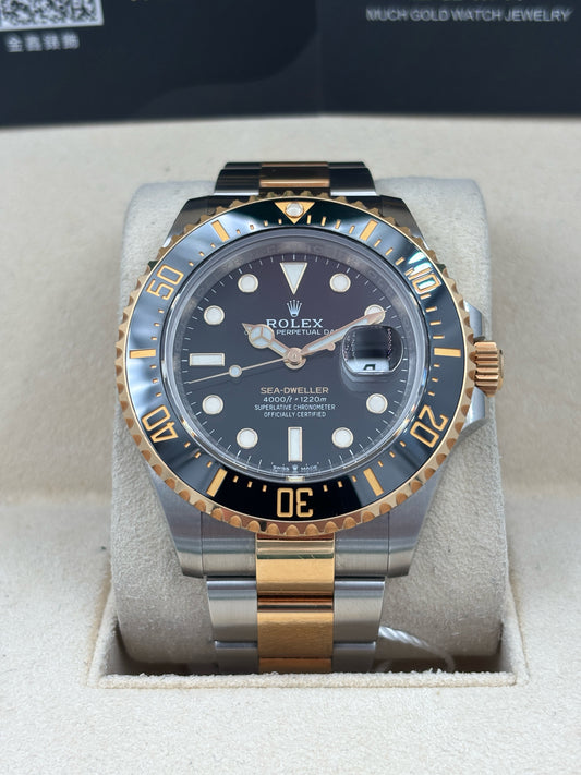 [SOLD OUT]二手 USED  ROLEX 勞力士 SEA-DWELLER 126603 黑色 2021年1月 全套 FULL SET AD單