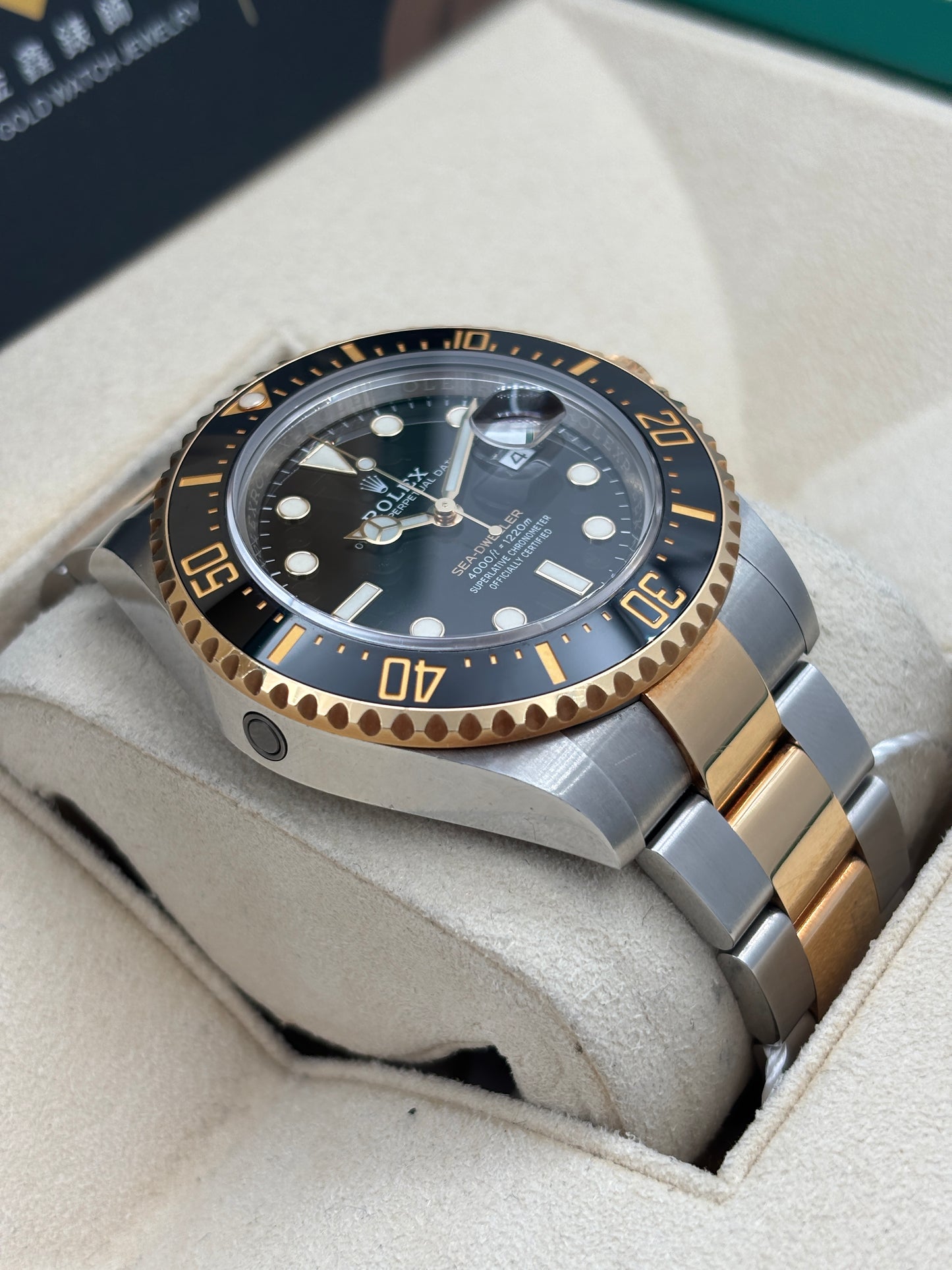 [SOLD OUT]二手 USED  ROLEX 勞力士 SEA-DWELLER 126603 黑色 2021年1月 全套 FULL SET AD單