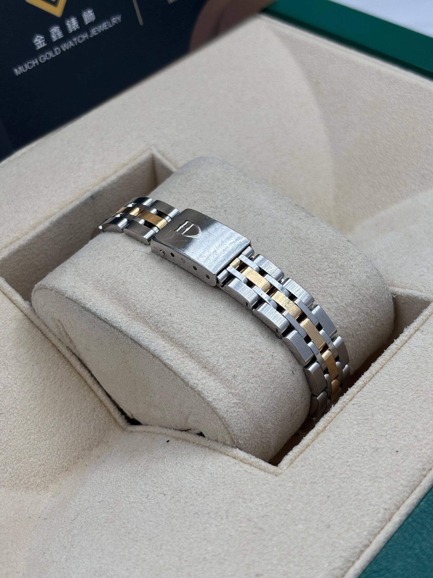 二手 USED  TUDOR 帝舵 PRINCESS DATE 92413 鑽石字絲綢面 2011年10月 全套 FULL SET AD單