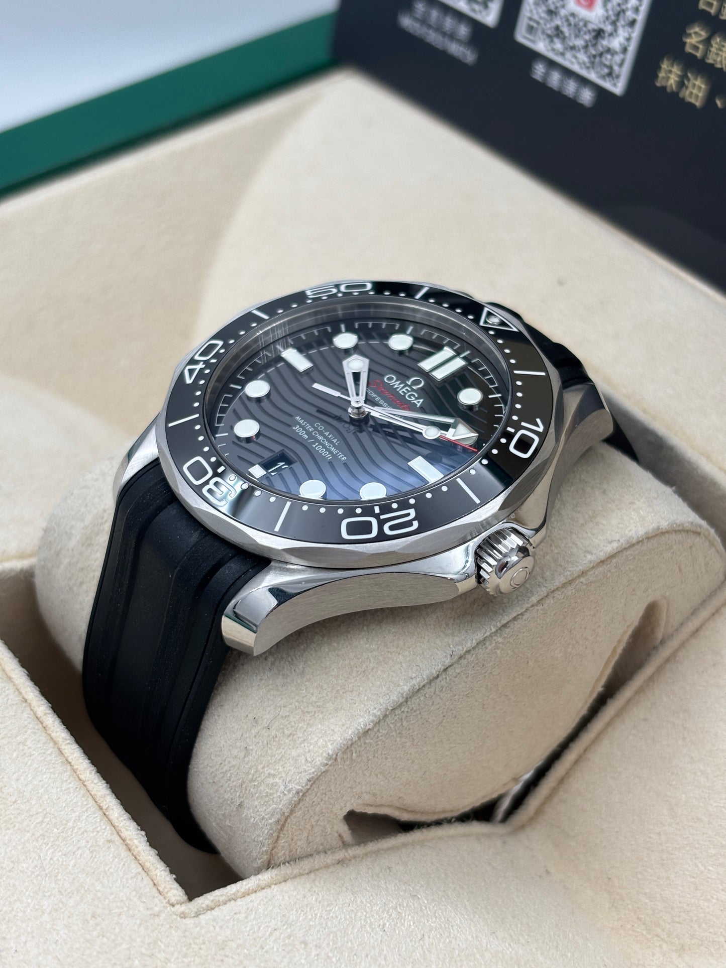 二手 USED  OMEGA 歐米茄 SEAMASTER 210.32.42.20.01 黑色 2025年7月 全套 FULL SET
