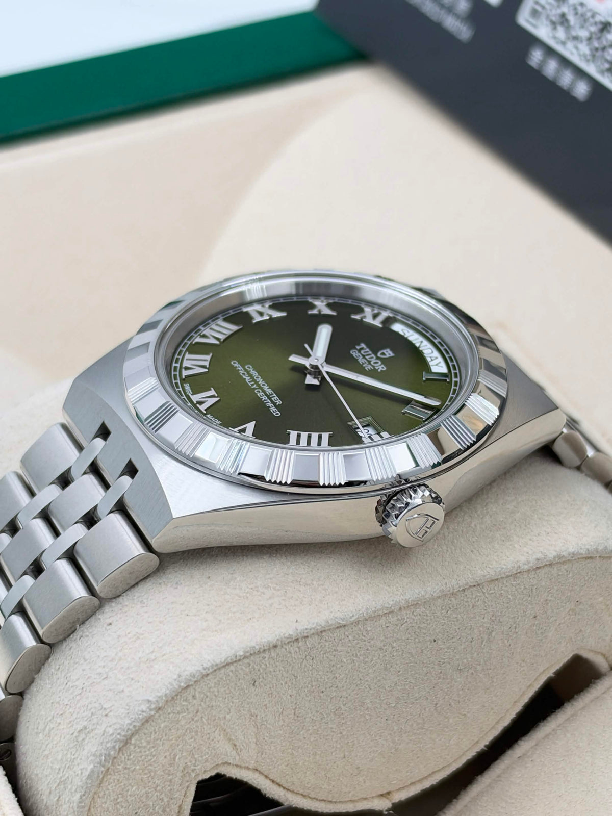 NEW 全新 TUDOR 帝舵 ROYAL 2840D1A0 綠色 2026年10月