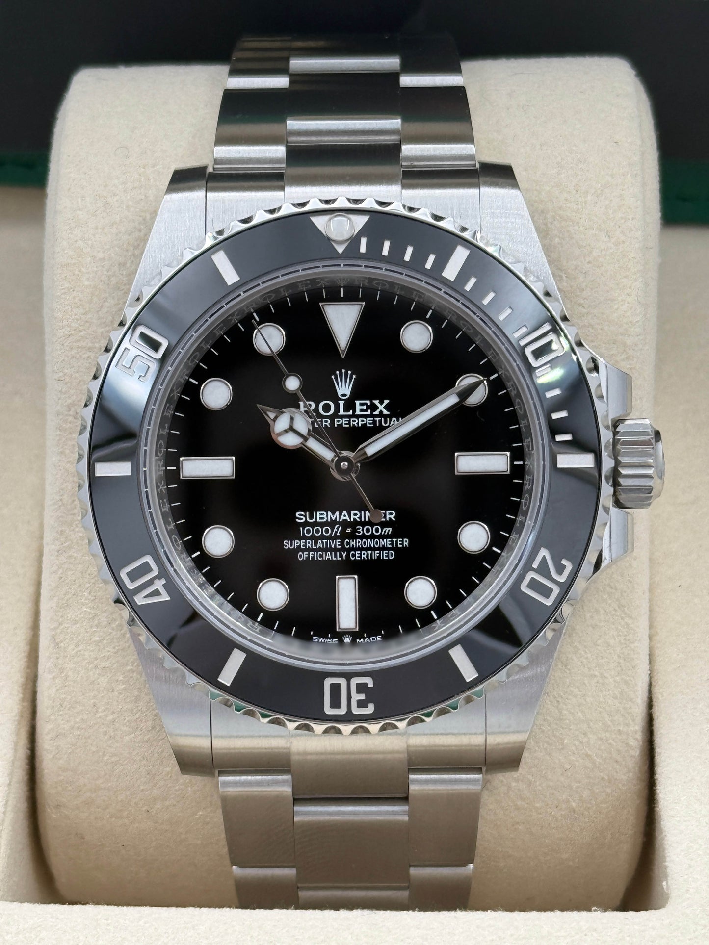 全新 NEW ROLEX 勞力士 SUBMARINER 124060 盲十 2025年9月