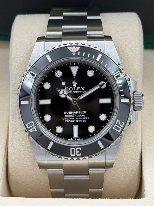 全新 NEW ROLEX 勞力士 SUBMARINER 124060 盲十 2025年9月