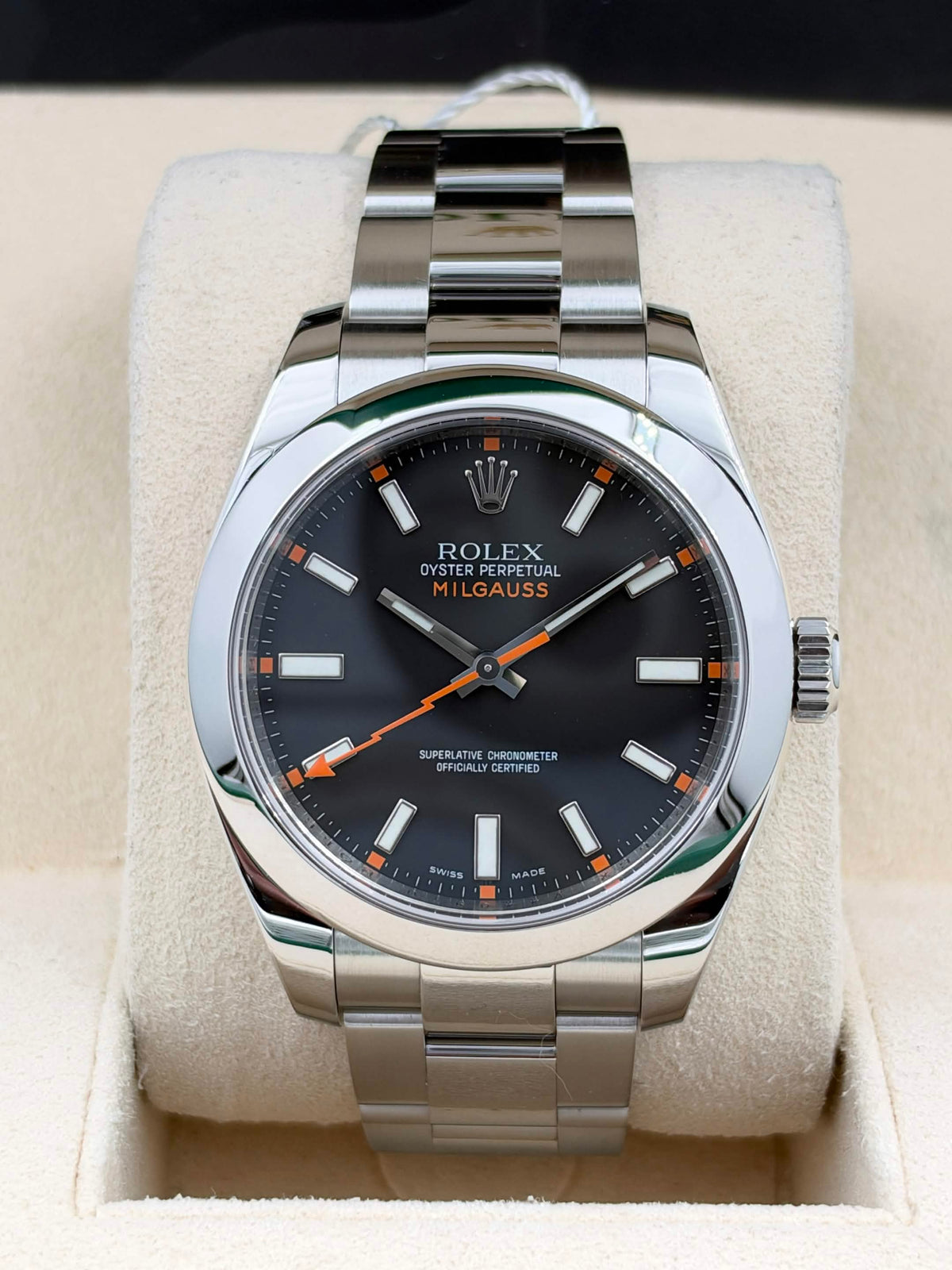 USED 二手 ROLEX 勞力士 MILGAUSS 116400 閃電針 2011年7月 全套 FULL SET