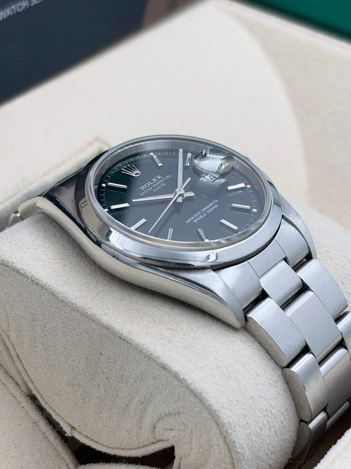 USED 二手 ROLEX 勞力士 DATE 15200 黑色面 淨錶