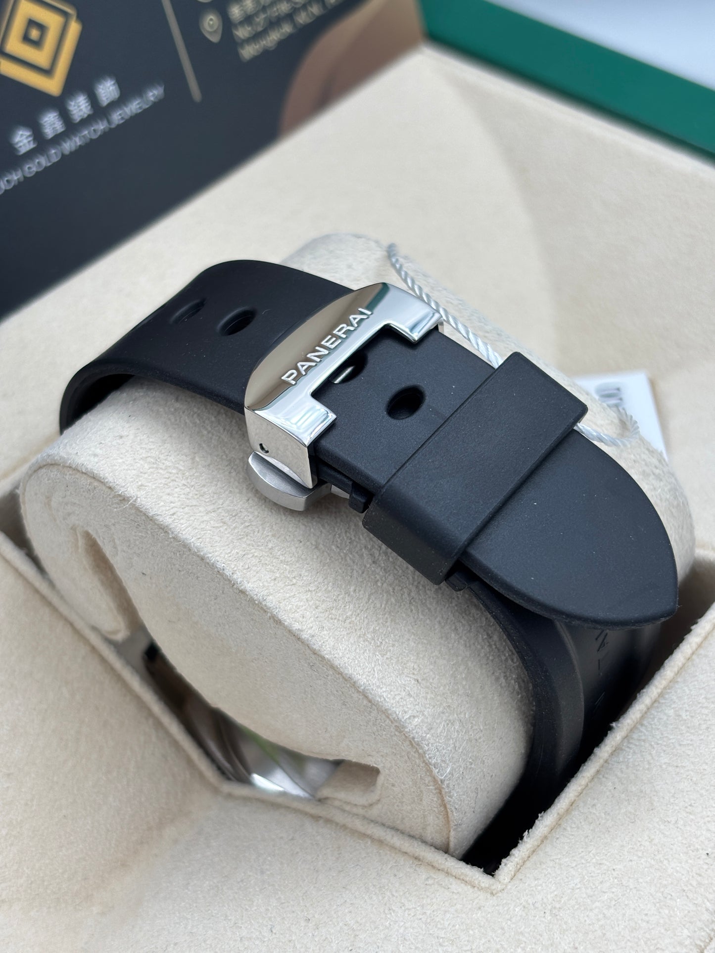 [SOLD OUT]二手 USED  PANERAI 沛納海 LUMINOR PAM00090 黑色 2012年9月 全套 FULL SET