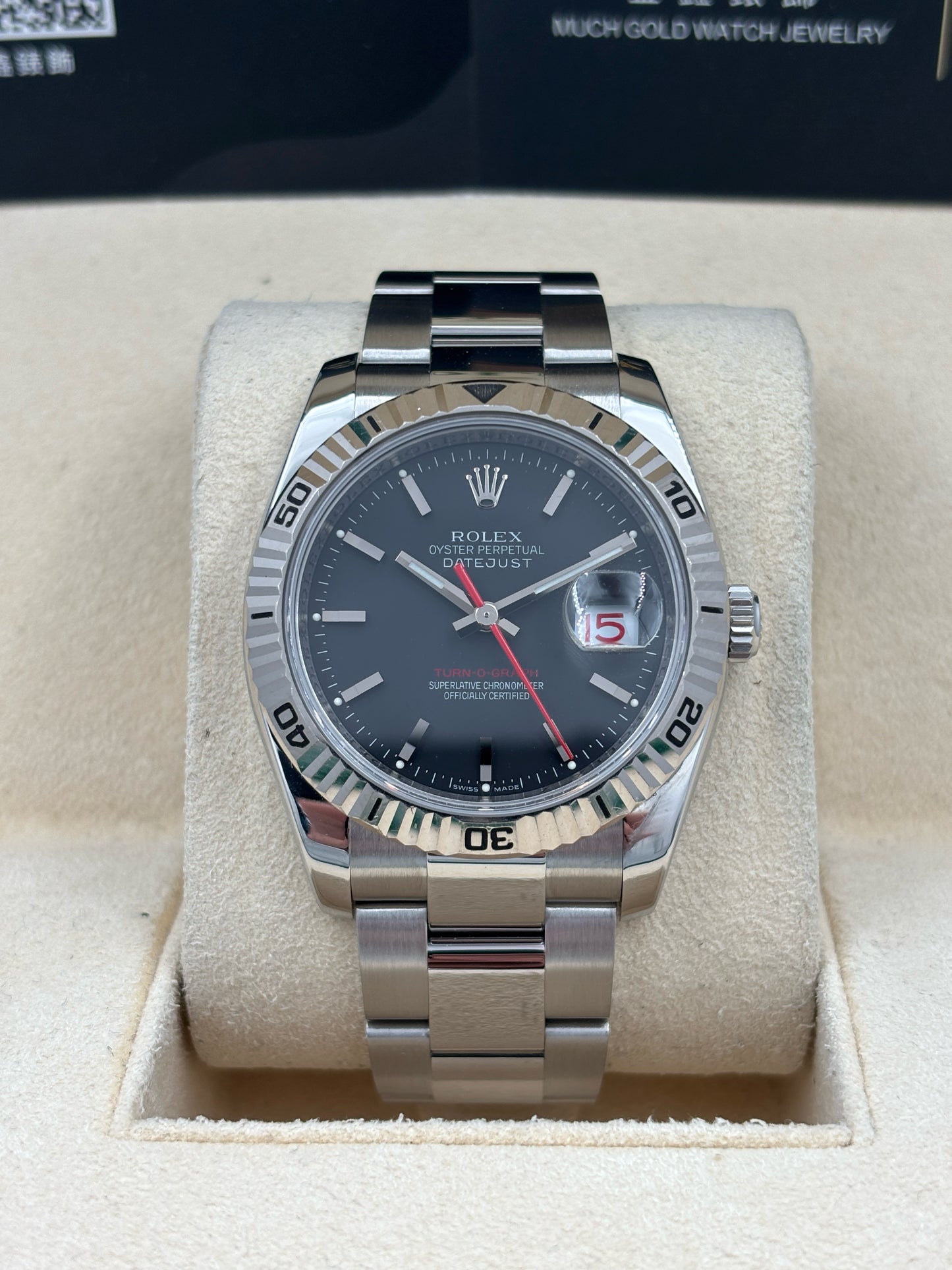 [SOLD OUT]二手 USED  ROLEX 勞力士 DATEJUST 116264 黑色 2007年1月
