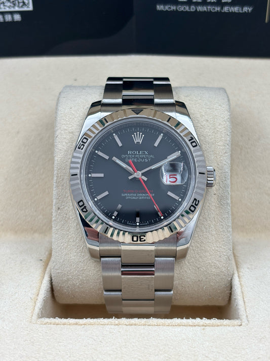 [SOLD OUT]二手 USED  ROLEX 勞力士 DATEJUST 116264 黑色 2007年1月