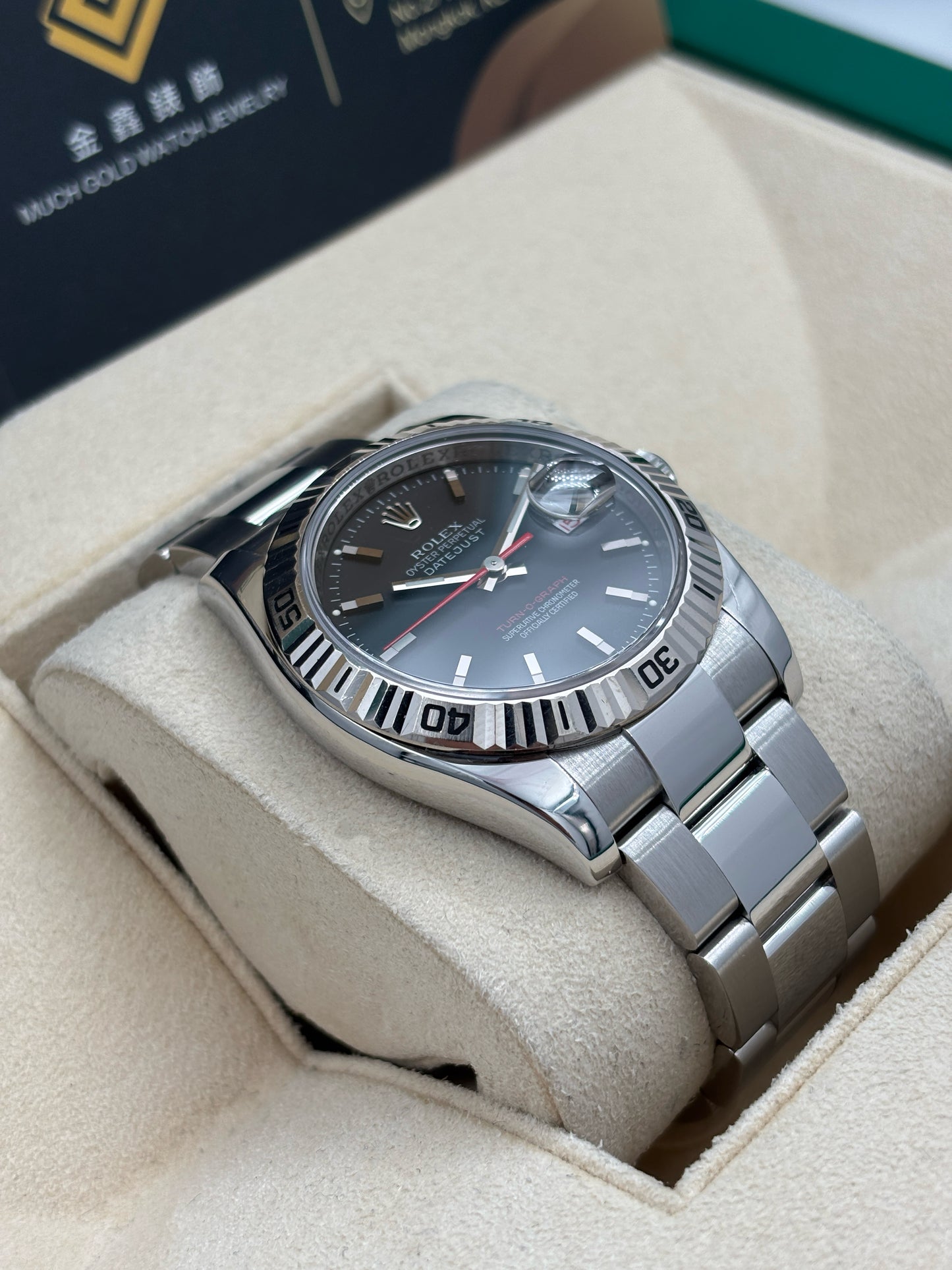 [SOLD OUT]二手 USED  ROLEX 勞力士 DATEJUST 116264 黑色 2007年1月