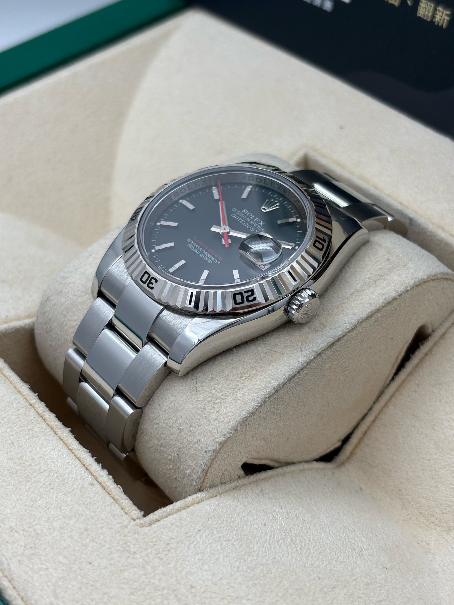 [SOLD OUT]二手 USED  ROLEX 勞力士 DATEJUST 116264 黑色 2007年1月