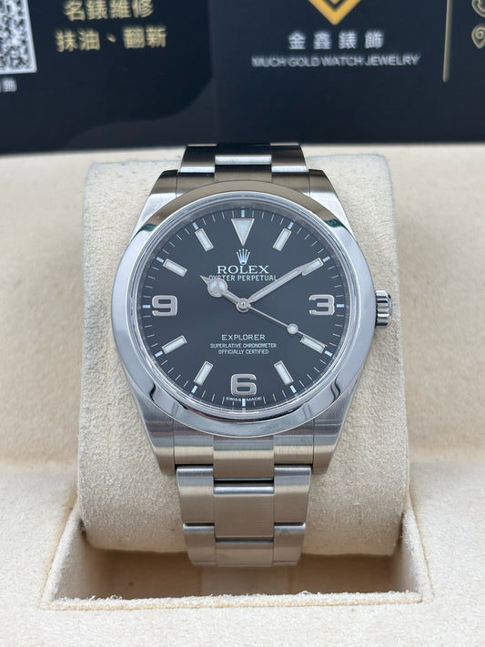[SOLD OUT]二手 USED  ROLEX 勞力士 EXPLOEER 214270 黑色 2012年11月&nbsp; 淨錶 WATCH ONLY