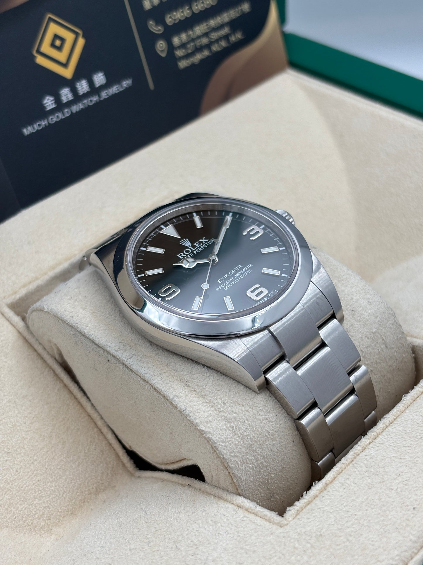 [SOLD OUT]二手 USED  ROLEX 勞力士 EXPLOEER 214270 黑色 2012年11月&nbsp; 淨錶 WATCH ONLY