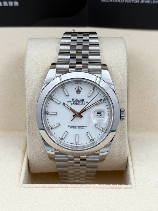 ROLEX 勞力士 DATEJUST 126300 白面 2025年