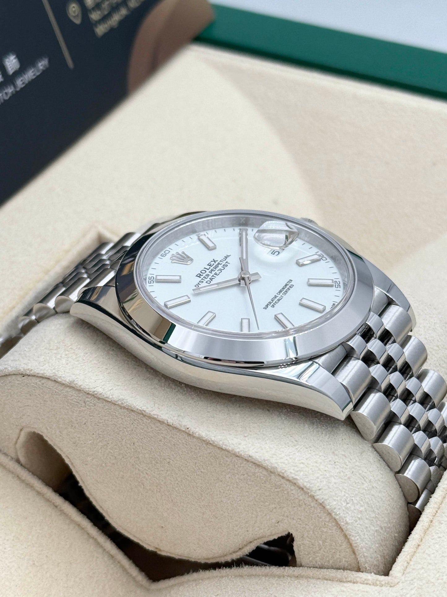 ROLEX 勞力士 DATEJUST 126300 白面 2025年