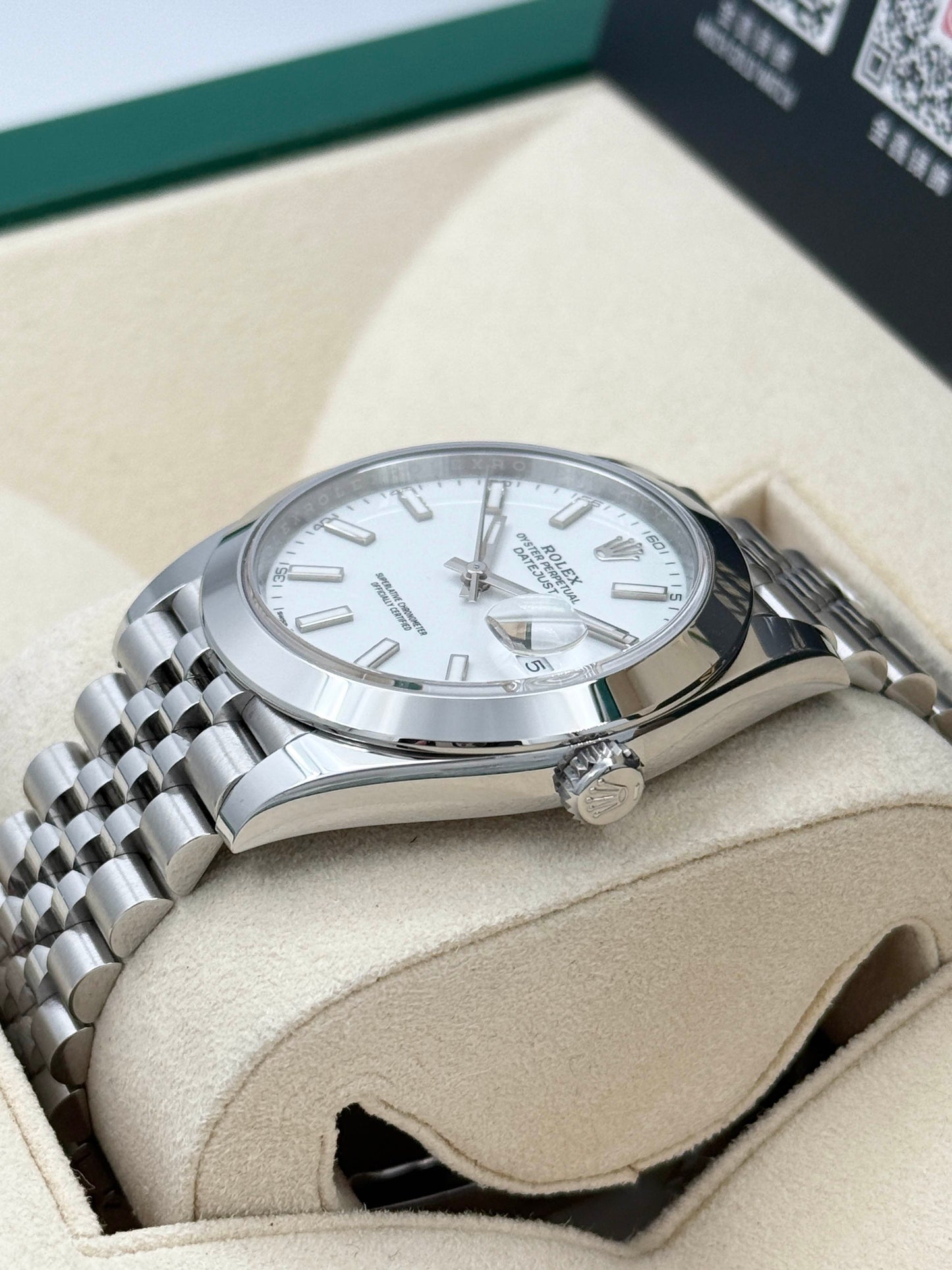 ROLEX 勞力士 DATEJUST 126300 白面 2025年