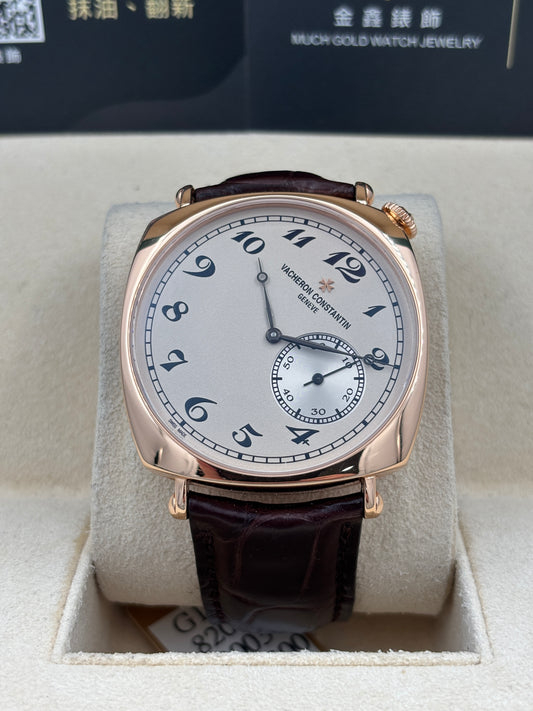 二手 USED  VACHERON CONSTANTIN HISTORIQUES AMERICAN 1921 82035/00R-9359 灰色 2023年8月 18k玫瑰金 全套 FULL SET