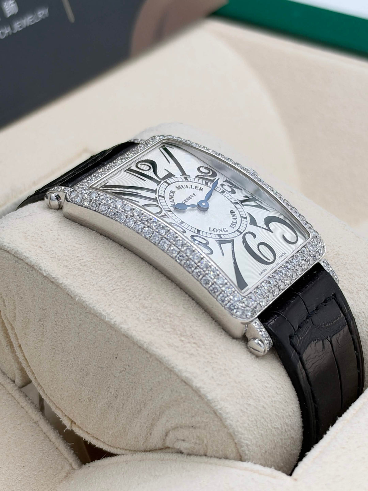 USED 二手 FRANCK MULLER 法穆蘭 LONG ISLAND 952QZD 18K白金 原鑽 2008年8月 全套 FULL SET