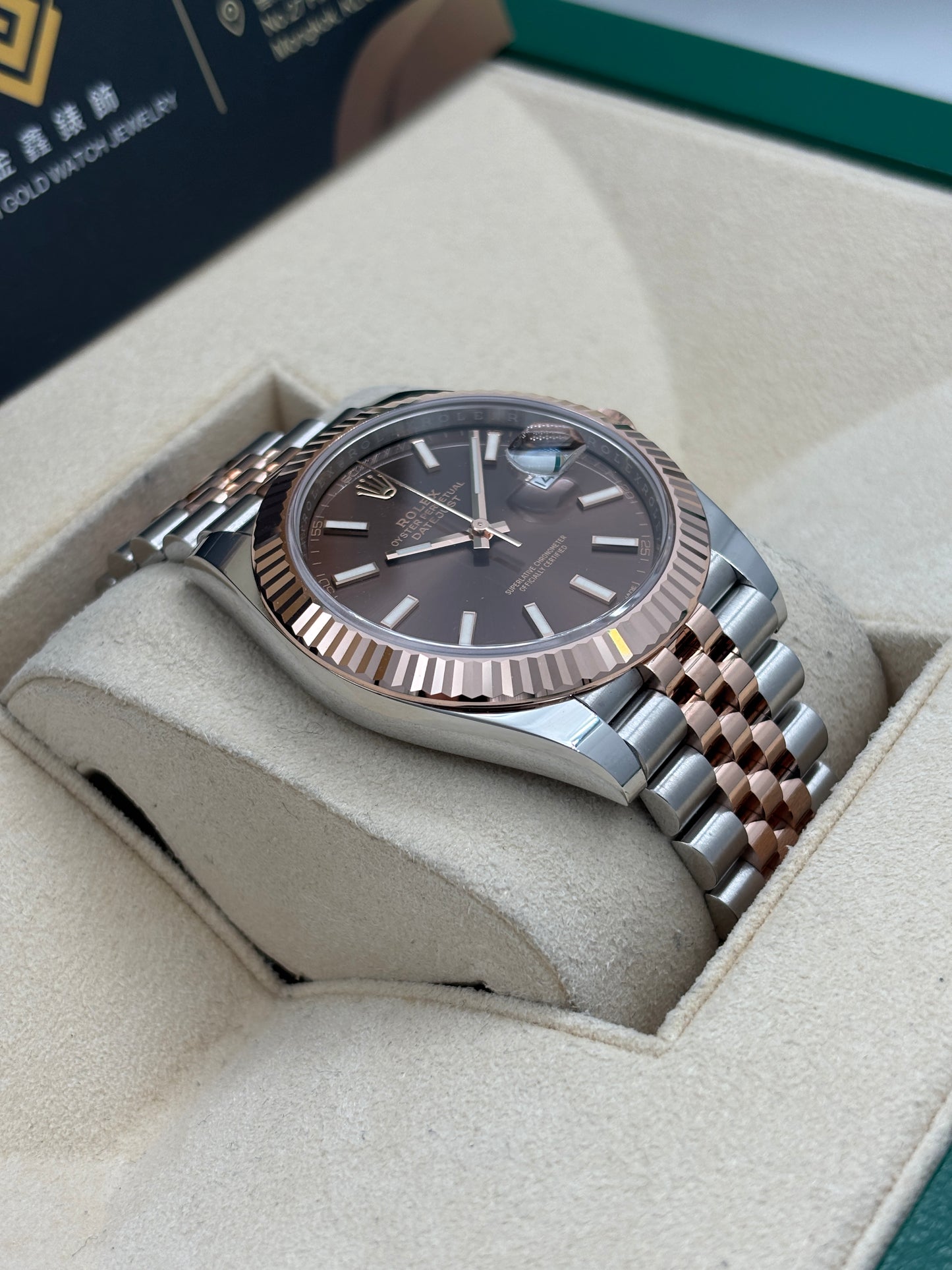 [SOLD OUT]二手 USED  ROLEX 勞力士 DATEJUST 126331 朱古力面 2022年2月 全套 FULL SET