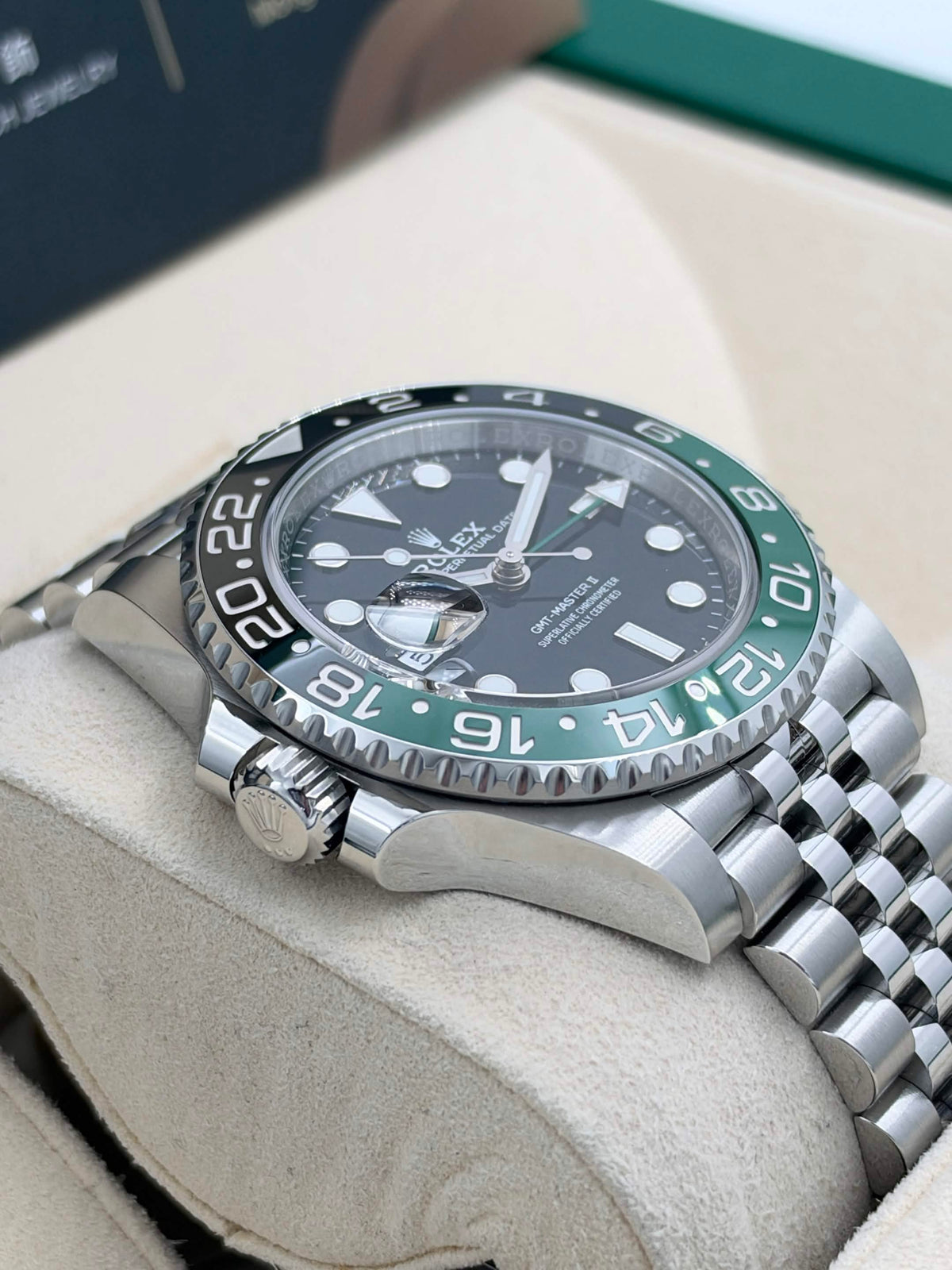 USED 二手 ROLEX 勞力士 GMT-MASTER II 126720VTNR 黑色面 五珠帶 2024年11月 99.99%新 無打磨