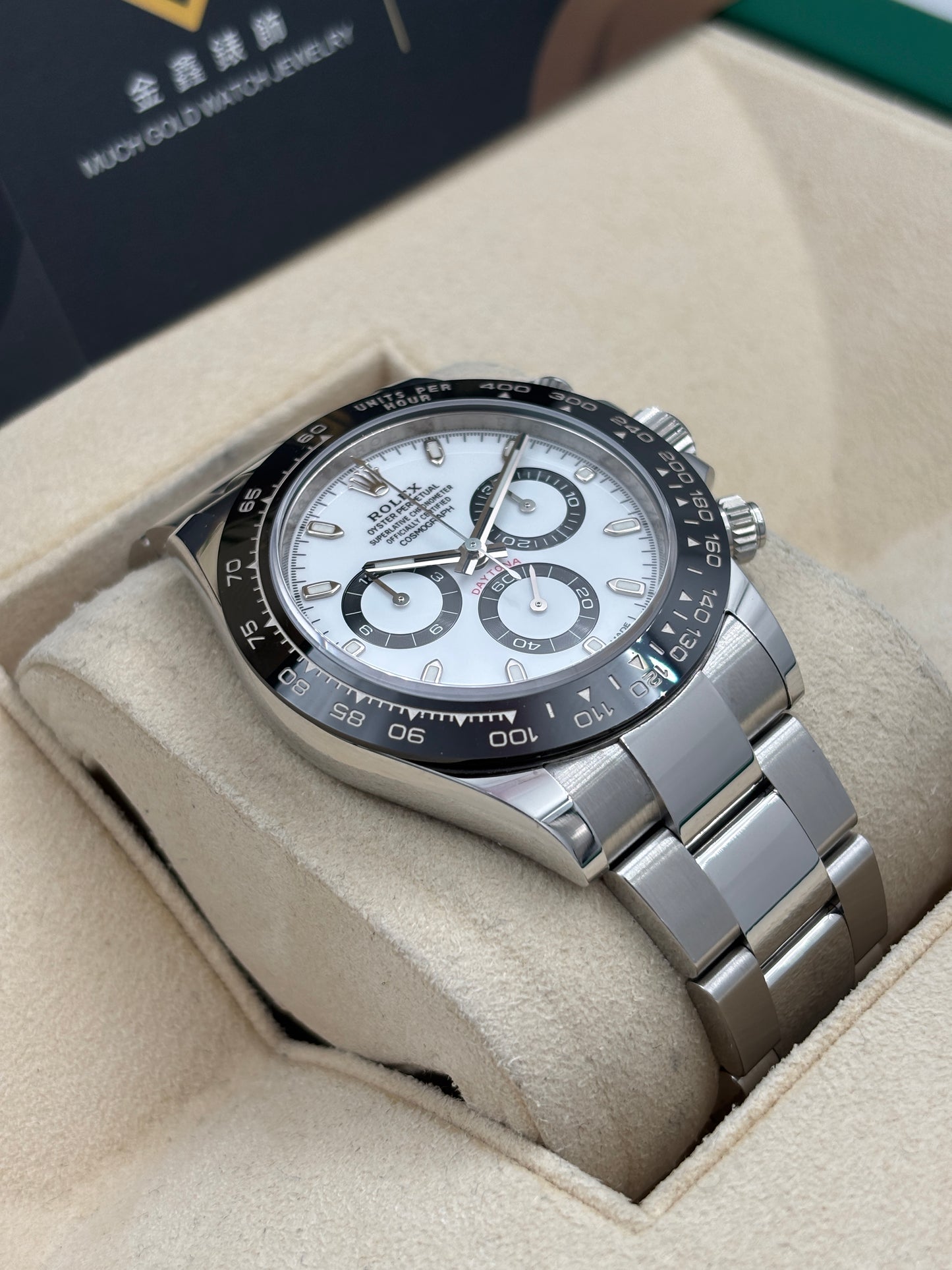 [SOLD OUT]二手 USED  ROLEX 勞力士 DAYTONA 116500LN 白色 2021年11月 99.9%新 未打磨 全套 FULL SET
