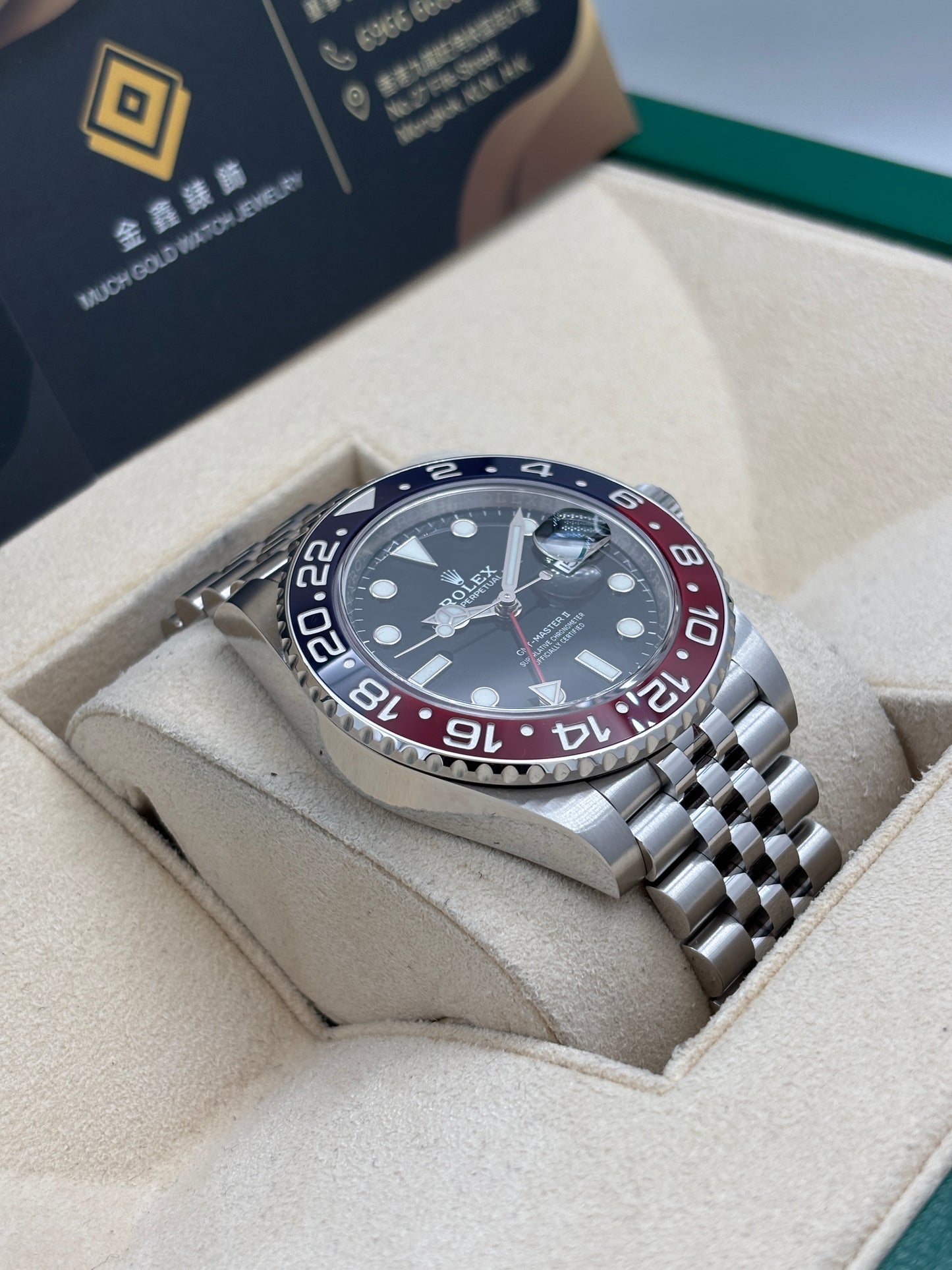 [SOLD OUT]二手 USED  ROLEX 勞力士 GMT-MASTER II 126710BLRO 黑色 2020年4月 珠帶 全套 FULL SET
