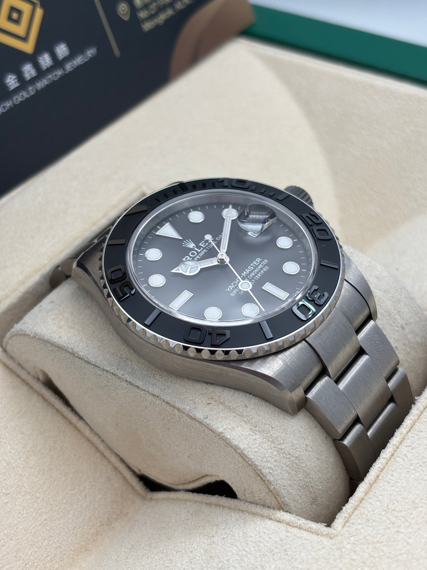 [SOLD OUT]二手 USED  ROLEX 勞力士 YACHT-MASTER 42 TITANIUM 226627 黑色 2025年1月 鈦金屬 99.99%新 未打磨 全套 FULL SET