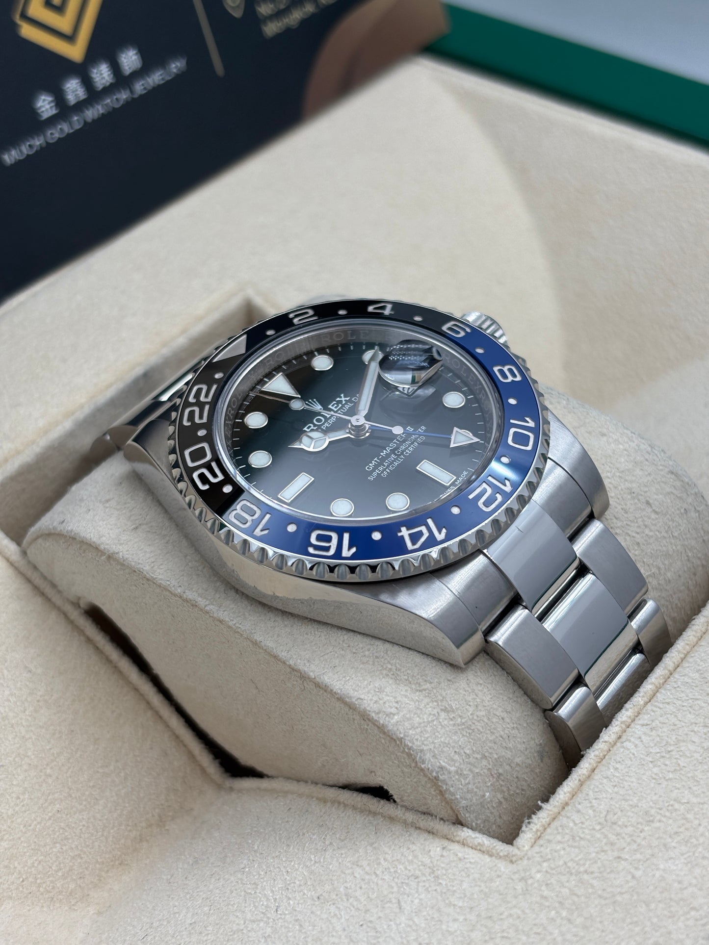 [SOLD OUT]二手 USED  ROLEX 勞力士 GMT-MASTER II 116710BLNR 黑色 2017年12月 全套 FULL SET