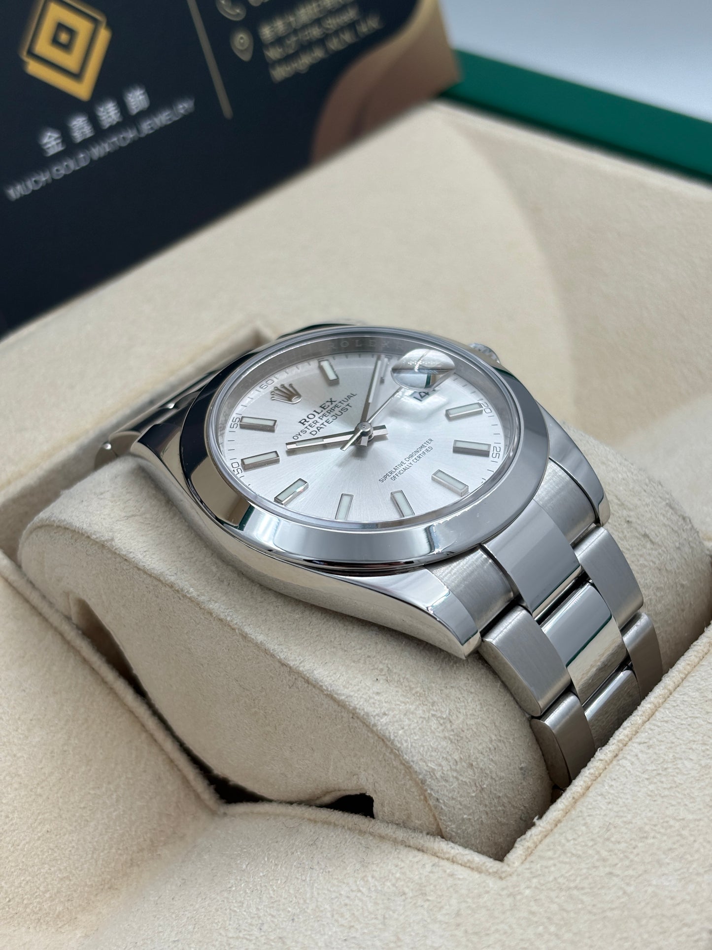 [SOLD OUT]二手 USED  ROLEX 勞力士 DATEJUST 126300 銀色 2019年1月 99.99%新 未打磨 全套 FULL SET