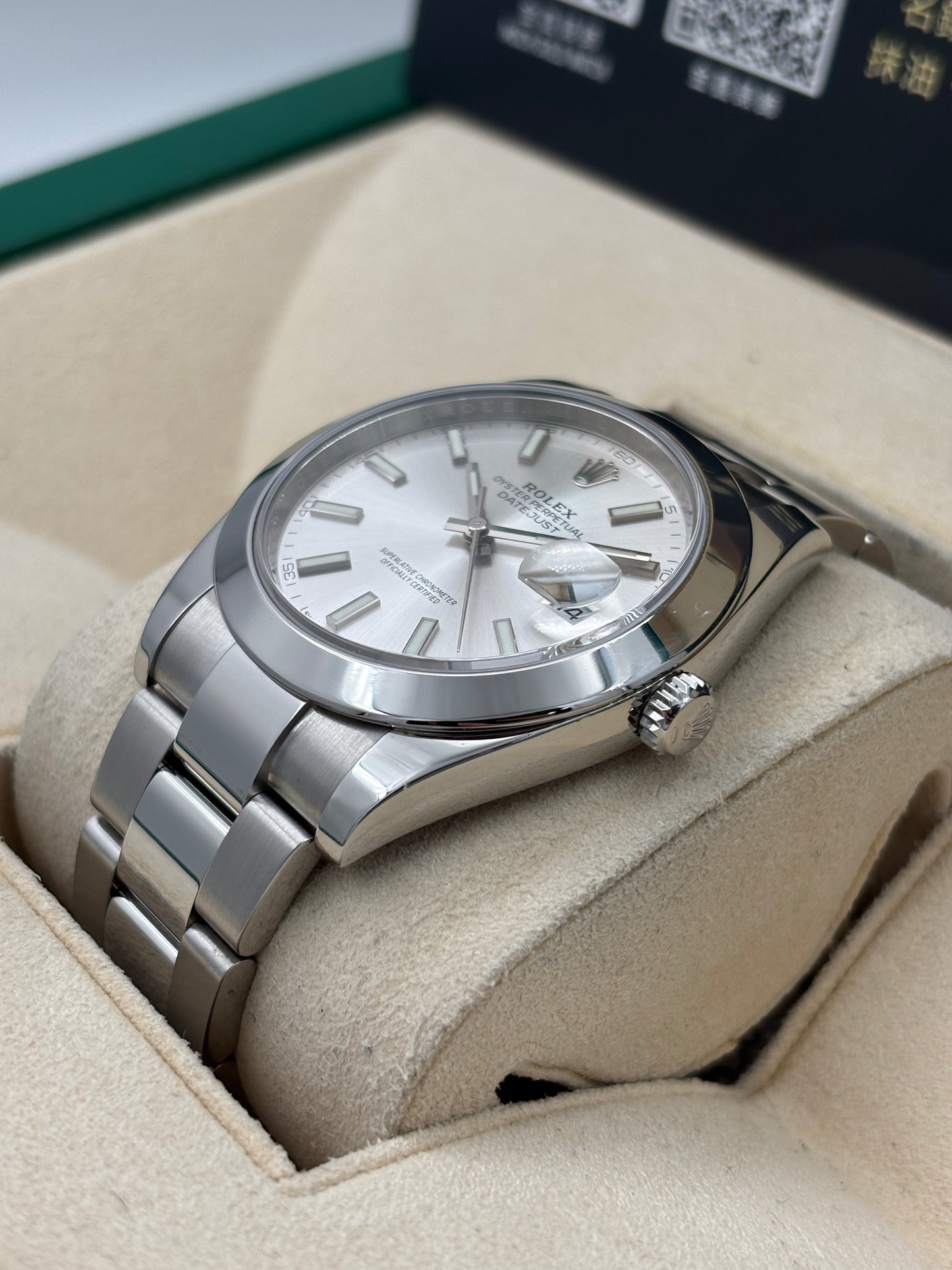 [SOLD OUT]二手 USED  ROLEX 勞力士 DATEJUST 126300 銀色 2019年1月 99.99%新 未打磨 全套 FULL SET