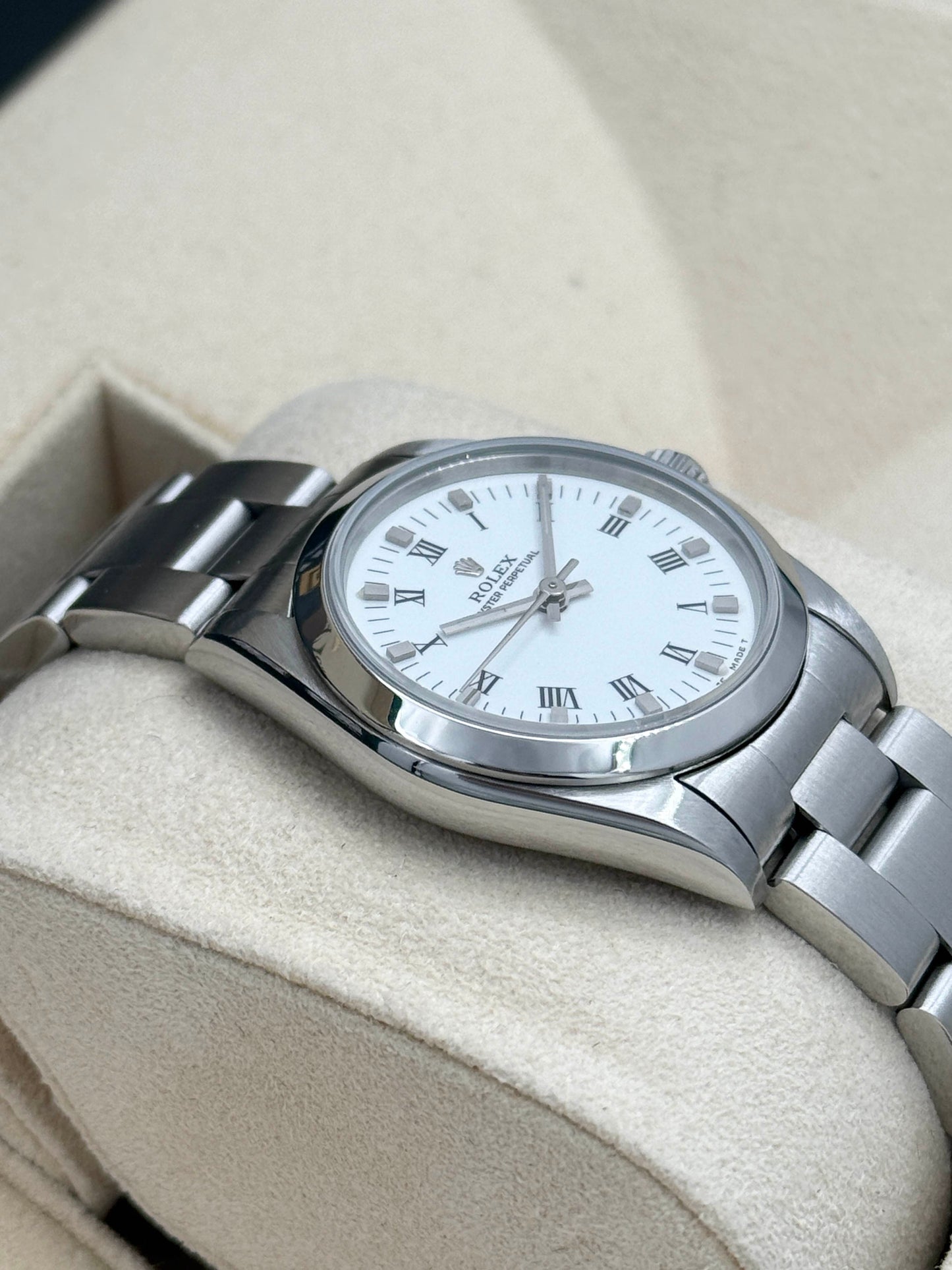 ROLEX 勞力士 OYSTER PERPETUAL 67480 白面 1995年