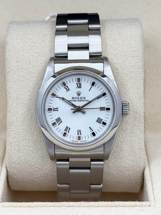 ROLEX 勞力士 OYSTER PERPETUAL 67480 白面 1995年