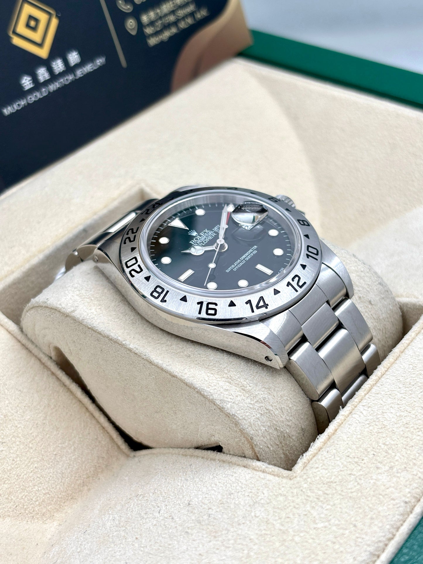 [SOLD OUT]二手 USED  ROLEX 勞力士 EXPLORER II 16570 黑色 約1996年 淨錶 WATCH ONLY