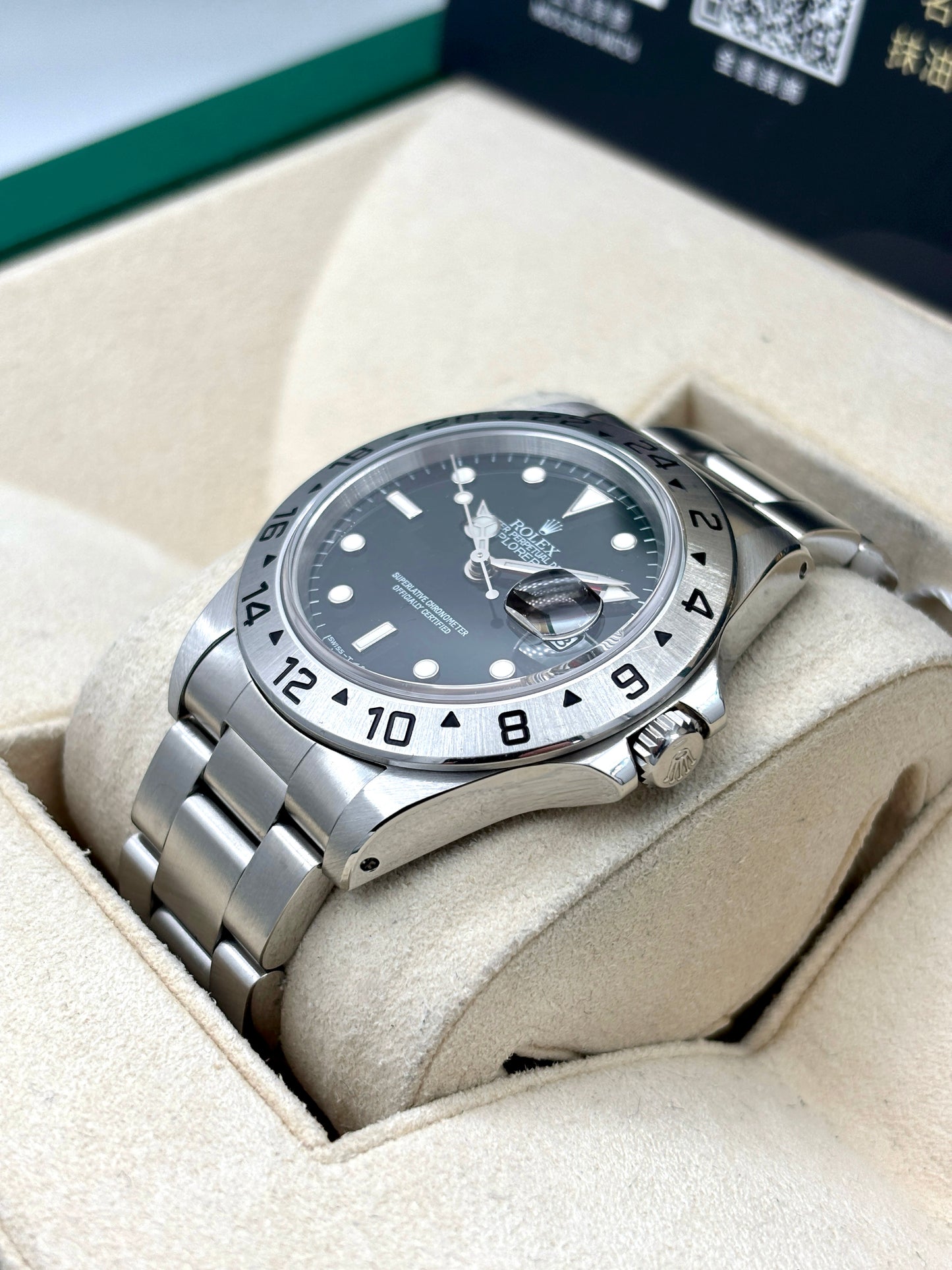 [SOLD OUT]二手 USED  ROLEX 勞力士 EXPLORER II 16570 黑色 約1996年 淨錶 WATCH ONLY