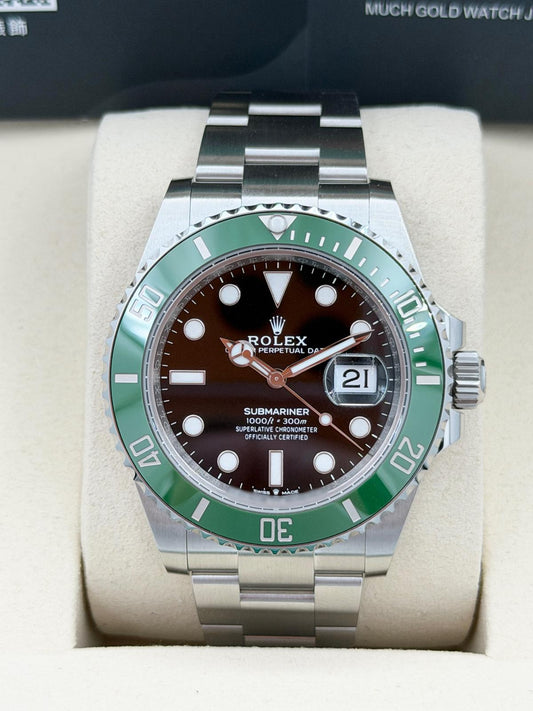 全新 NEW ROLEX 勞力士 Submariner Date 126610LV 黑面 綠牌 2025年10月 全套 Full Set
