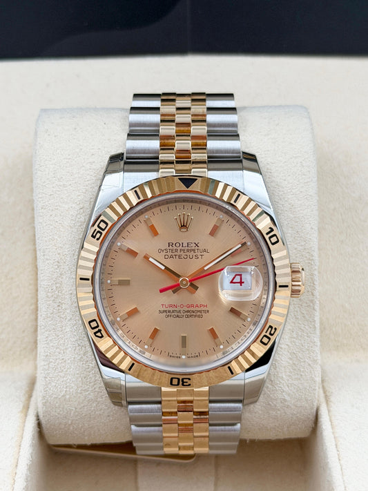 二手 USED  ROLEX 勞力士 DATEJUST 116263 金色面 約2005年 淨錶 WATCH ONLY