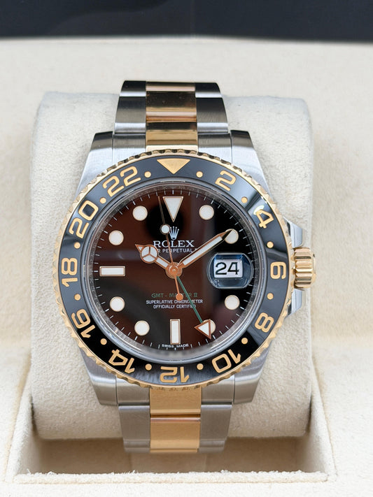二手 USED ROLEX 勞力士 GMT-MASTER II 116713LN 黑色 亂碼 淨錶 WATCH ONLY