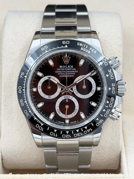 二手 USED ROLEX 勞力士 DAYTONA 116500LN 2021年4月 黑色 少量原裝膠紙 全套 FULL SET