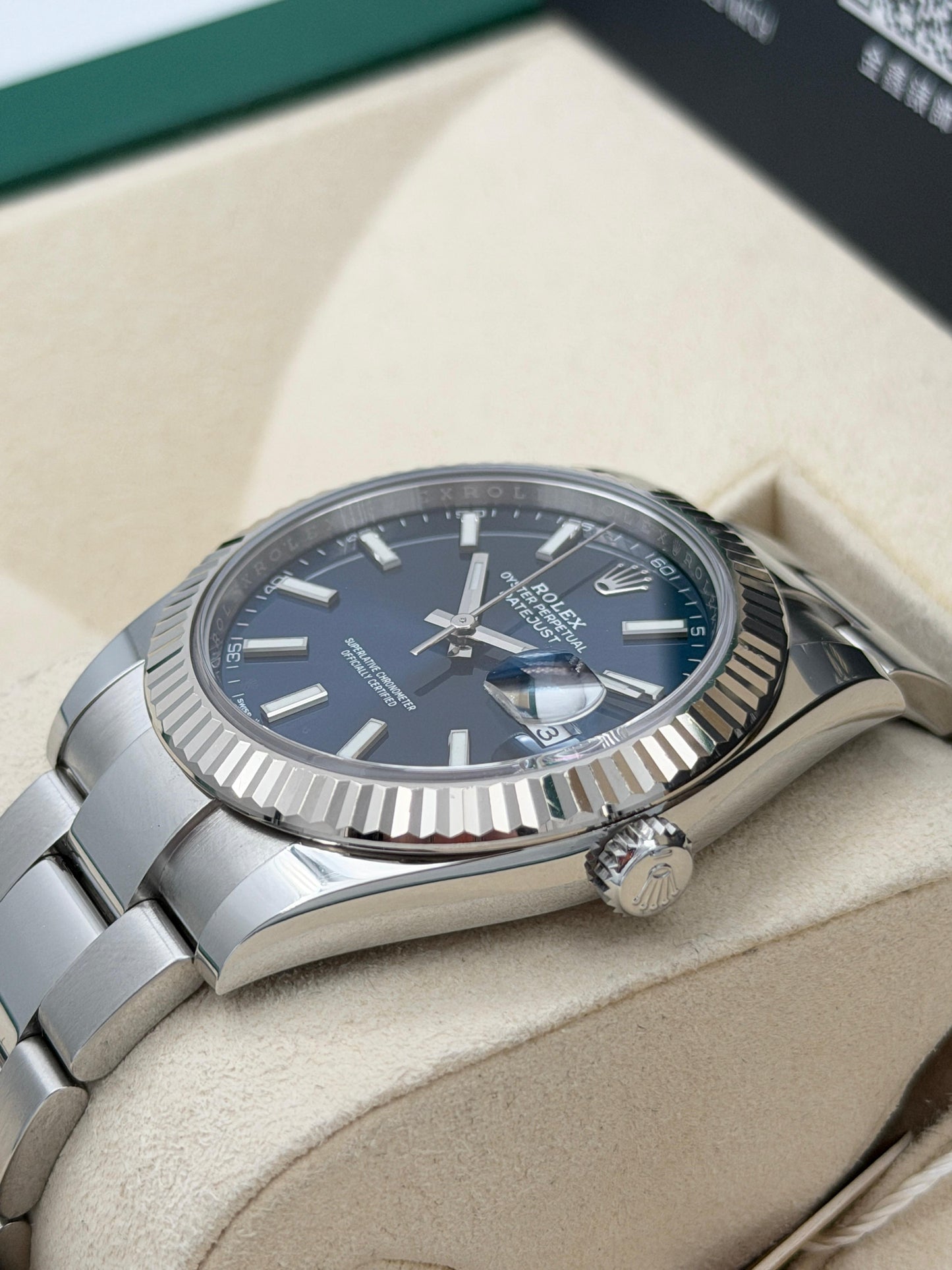 二手 USED ROLEX 勞力士 DATEJUST 126334 藍色 2021年10月 全套 FULL SET