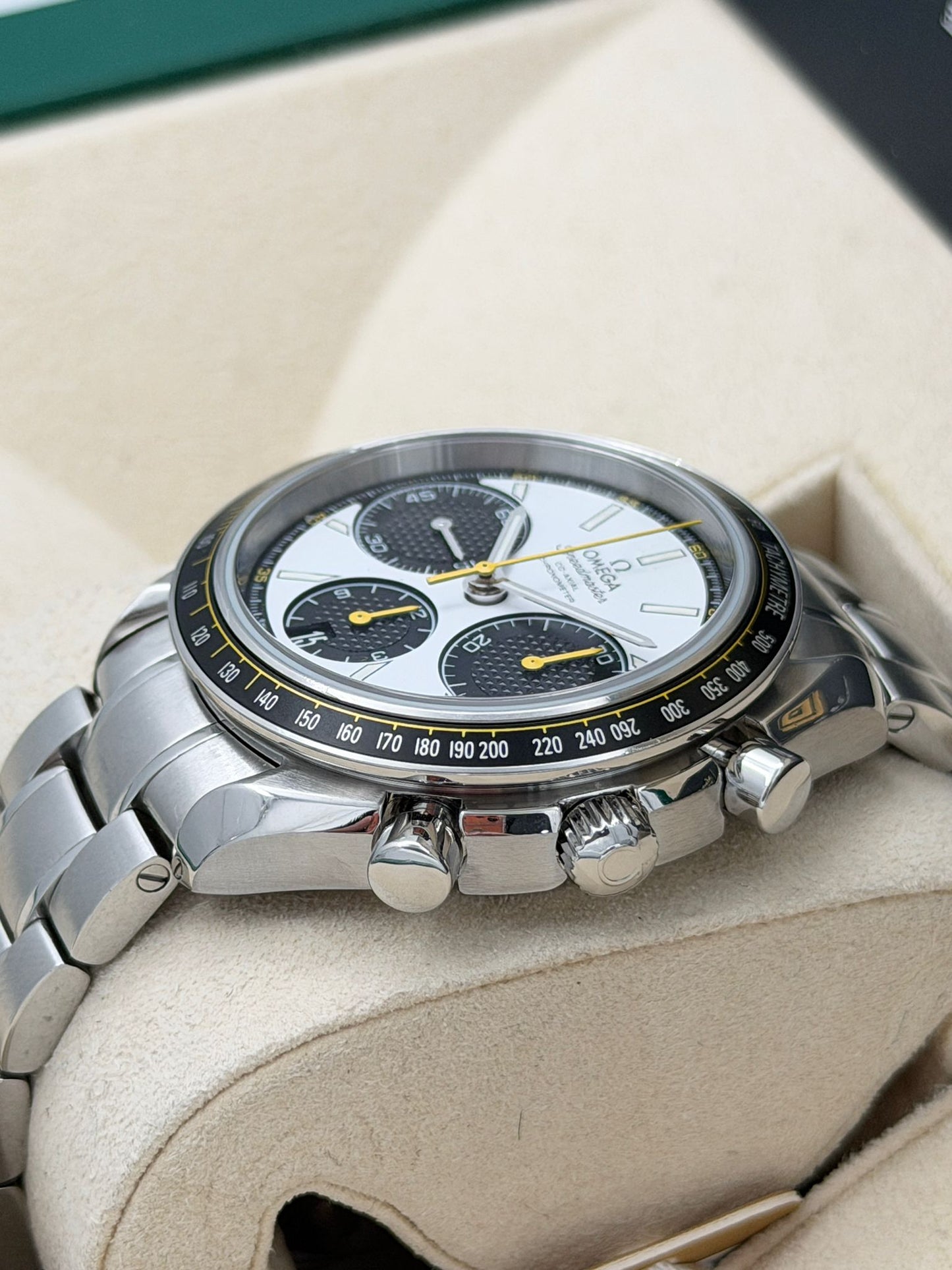 二手 USED OMEGA 歐米茄 SPEEDMASTER 326.30.40.50.04.001 白色 全套 FULL SET