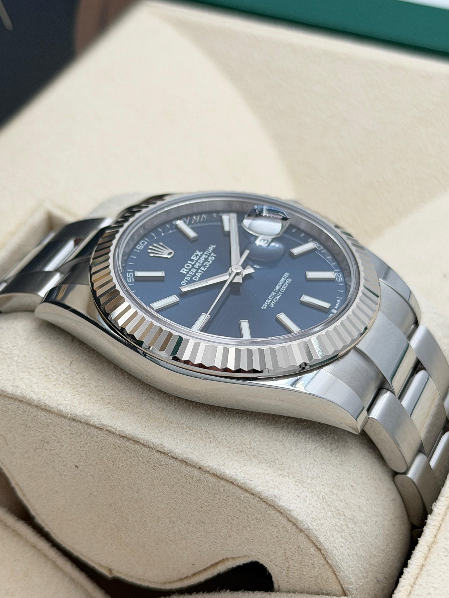 二手 USED ROLEX 勞力士 DATEJUST 126334 藍色 2021年10月 全套 FULL SET