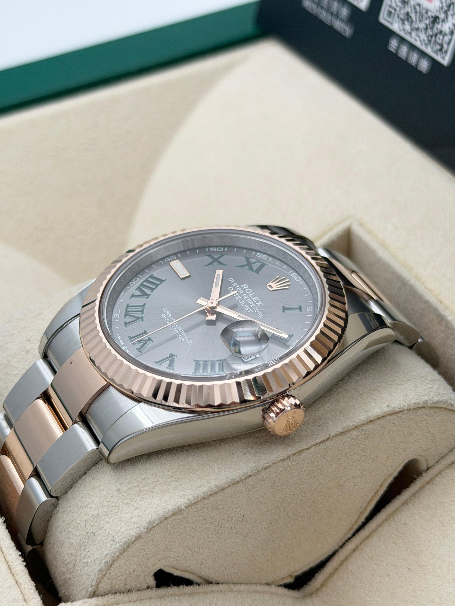 二手 USED ROLEX 勞力士 DATEJUST 126331 溫布頓面 2022年10月 未打磨 99.9%新 全套 FULL SET